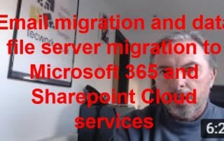 Email migration and file server migration to Mirosoft 365 and Sharepoint Cloud services Kent and Sussex Businesses